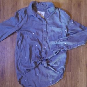 Long sleeved button down shirt